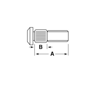 Wheel Stud, 1/2